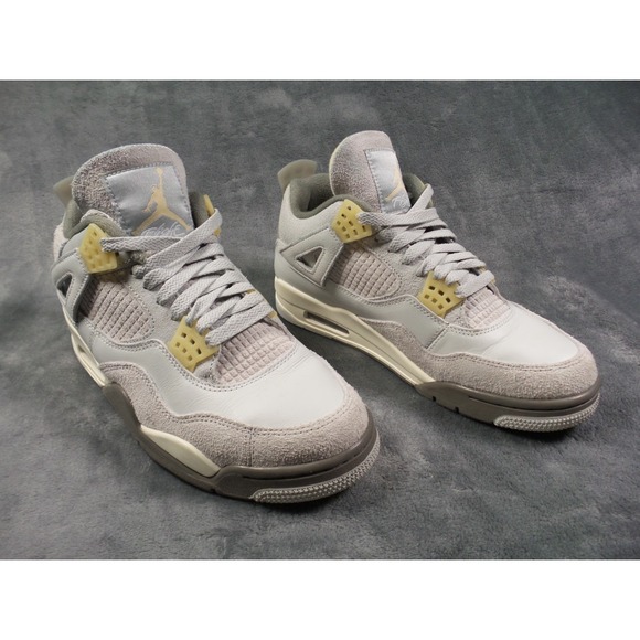 Jordan Other - Nike Air Jordan 4 Retro SE Shoes Mens Size 8 Gray Craft Photon Dust DV3742-021